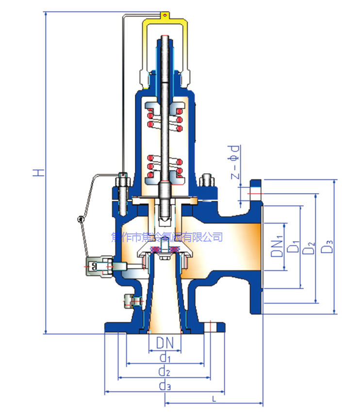 氨用全啟安全閥AA42FY-25C-P2